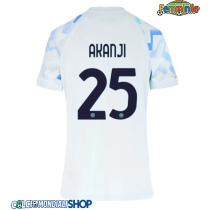 Maglie da calcio Inter Milan Manuel Akanji #25 Seconda Maglia Femminile 2025-26 Manica Corta